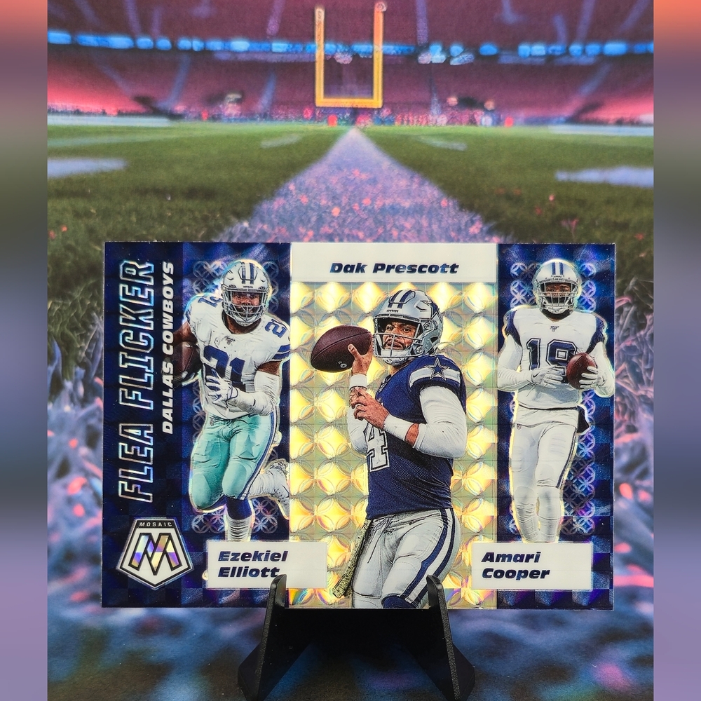 2020  Panini Mosaic #FF5 Ezekiel Elliott / Amari Cooper / Dak Prescott Prizm